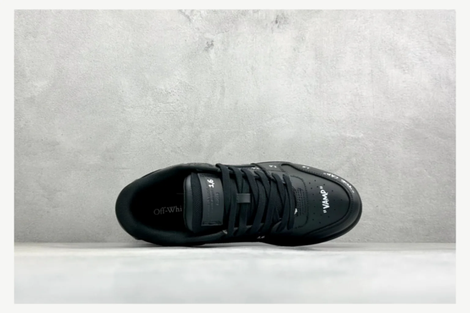 Off-White Black Text Low Top value find image SKU 1182167422 thumbnail 3