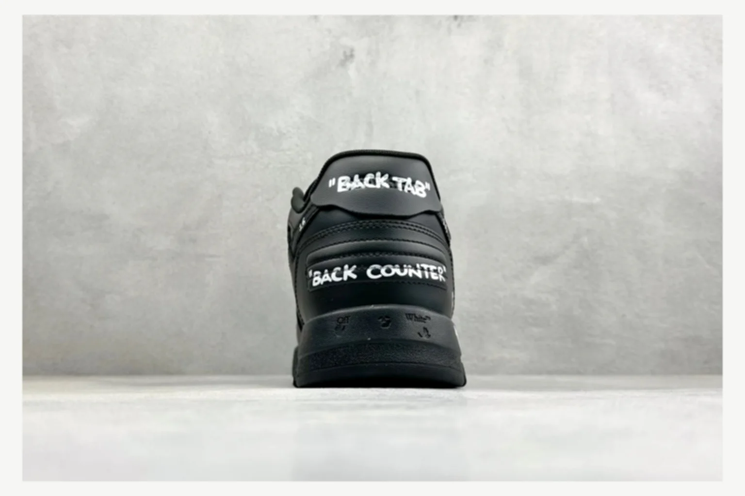 Off-White Black Text Low Top value find image SKU 1182167422 thumbnail 6