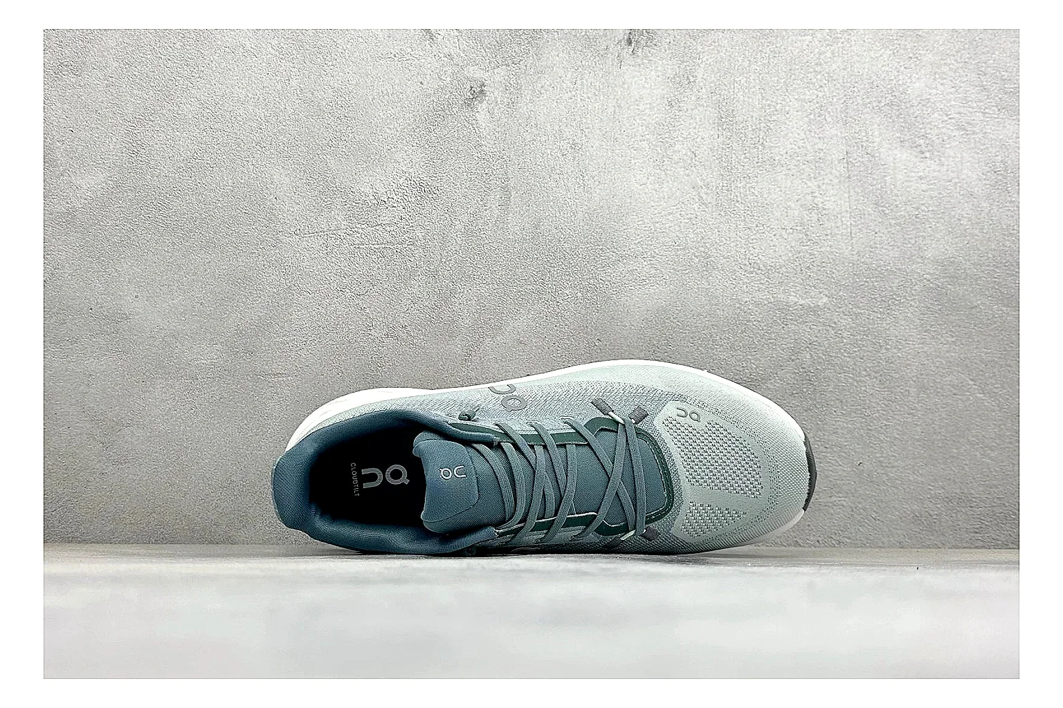 On Cloudtilt Mint budget find photo showing mint knit-style upper, smooth CloudTec sole, tonal laces, and rounded lifestyle runner shape thumbnail 3