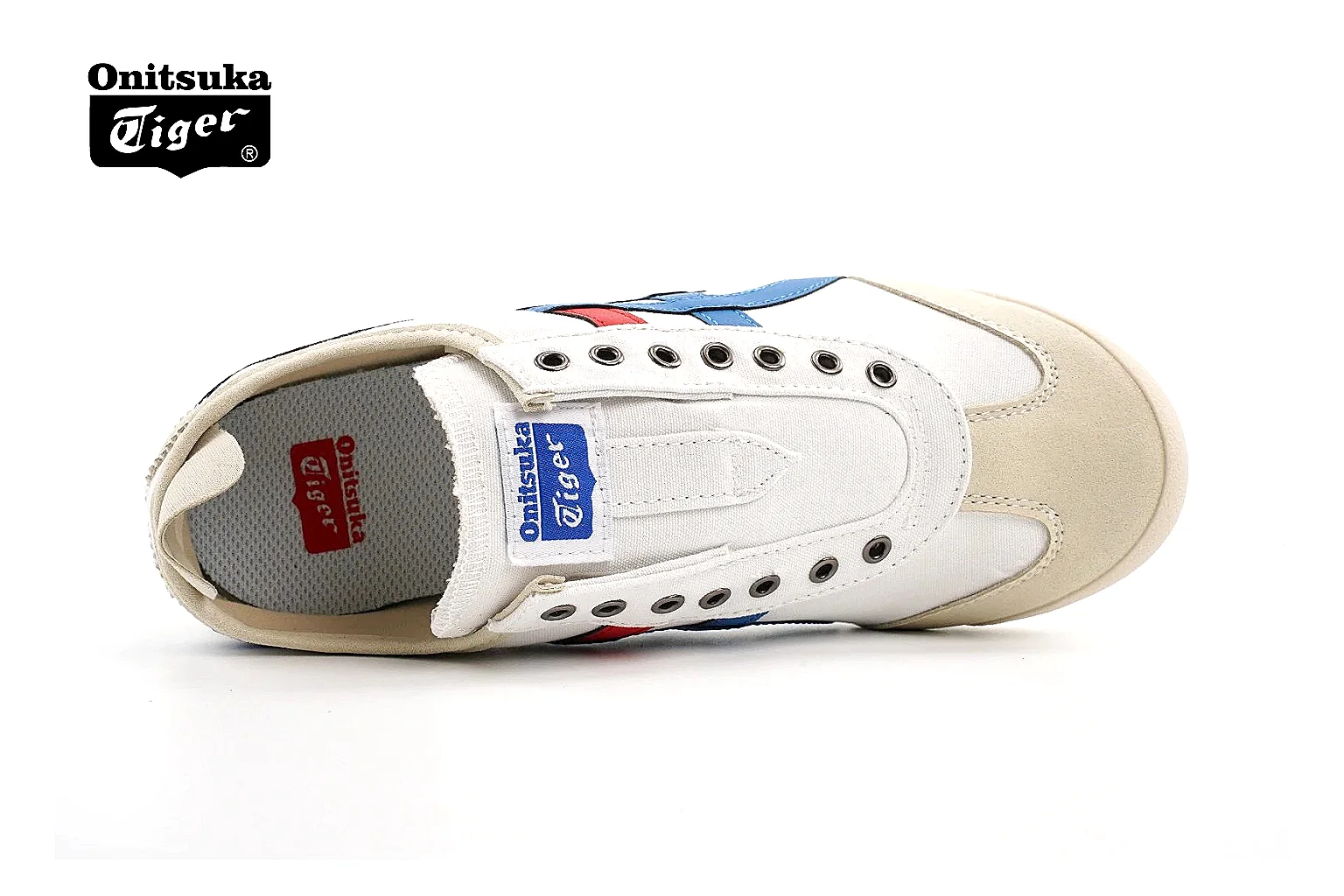 Onitsuka Tiger Mexico 66 style White Blue Red 4891 budget shortlist note six-photo gallery thumbnail 3