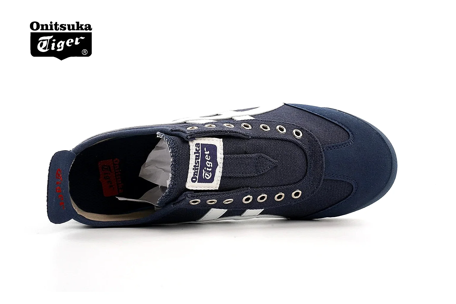 Onitsuka Tiger Mexico 66 style Navy White Red 5284 budget shortlist note six-photo gallery thumbnail 3