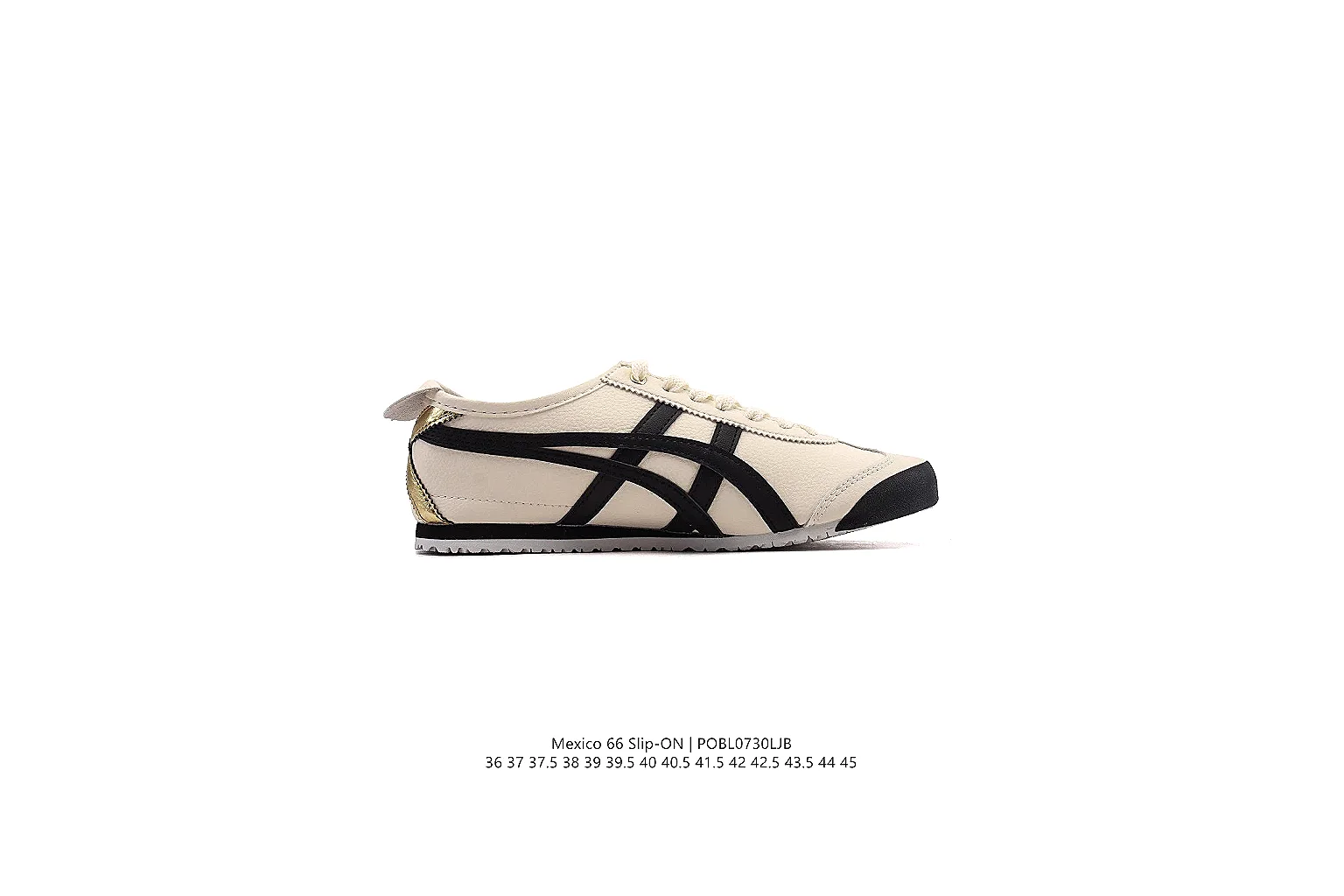 kakofindlist.com Onitsuka Tiger Cream Black Mexico 66 1200 Cream Black low-top product image thumbnail 3