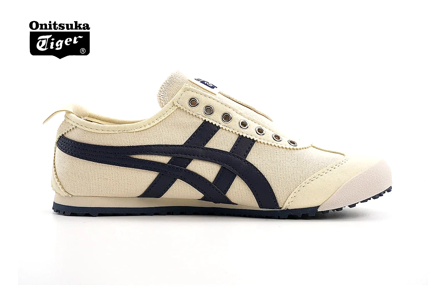 kakofindlist.com Onitsuka Tiger Cream Navy Mexico 66 7897 Cream Navy low-top product image thumbnail 2