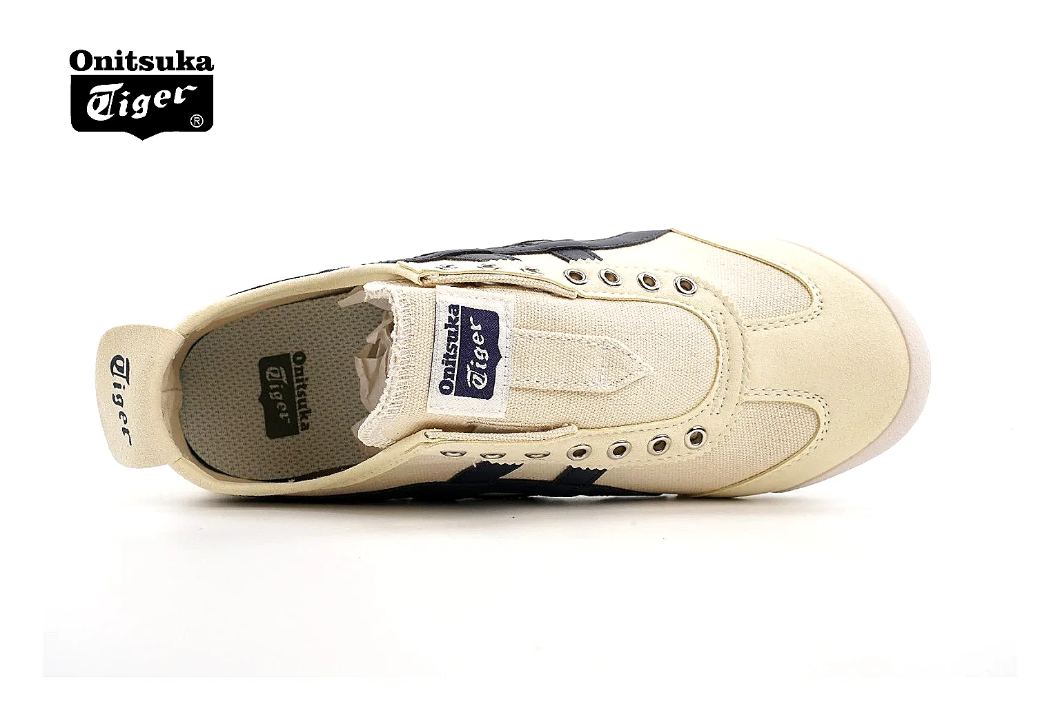 kakofindlist.com Onitsuka Tiger Cream Navy Mexico 66 7897 Cream Navy low-top product image thumbnail 3