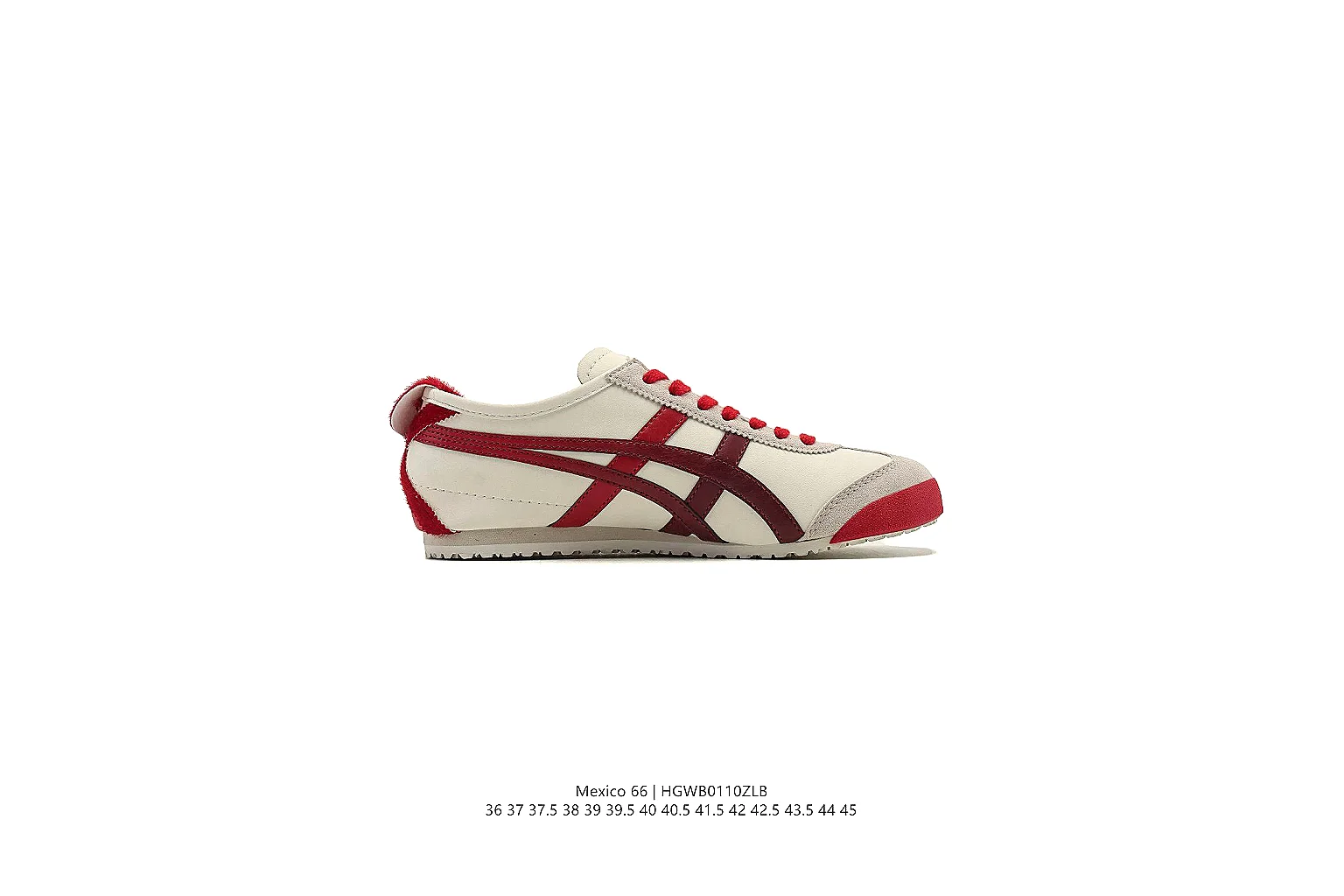 kakofindlist.com Onitsuka Tiger White Red Mexico 66 0952 White Red low-top product image thumbnail 3