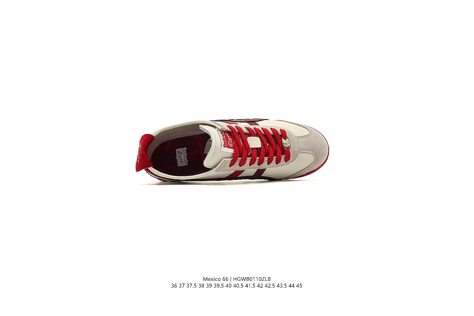 kakofindlist.com Onitsuka Tiger White Red Mexico 66 0952 White Red low-top product image thumbnail 4