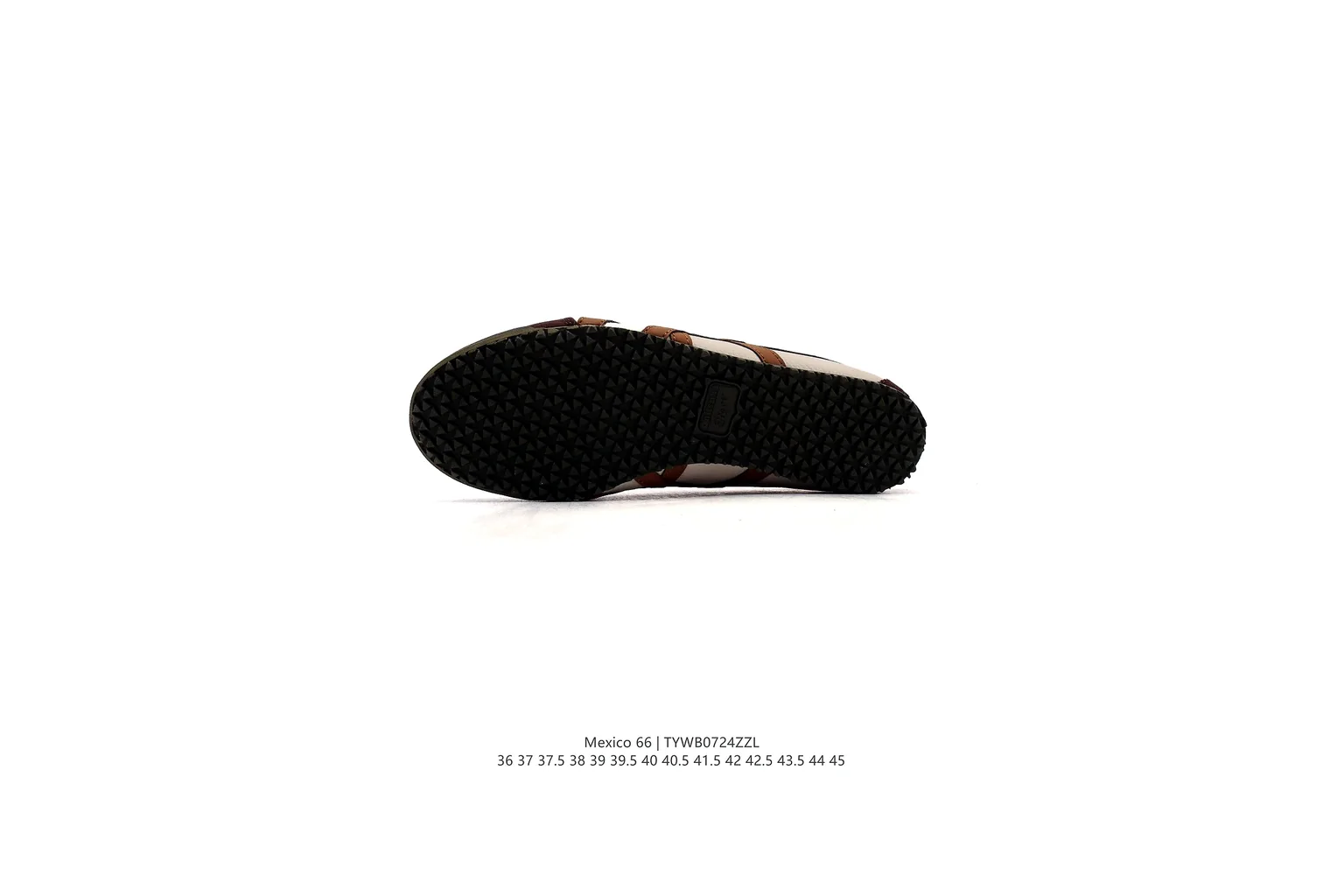 Onitsuka Tiger Mexico 66 Brown Cream slim retro low top six photo view thumbnail 5