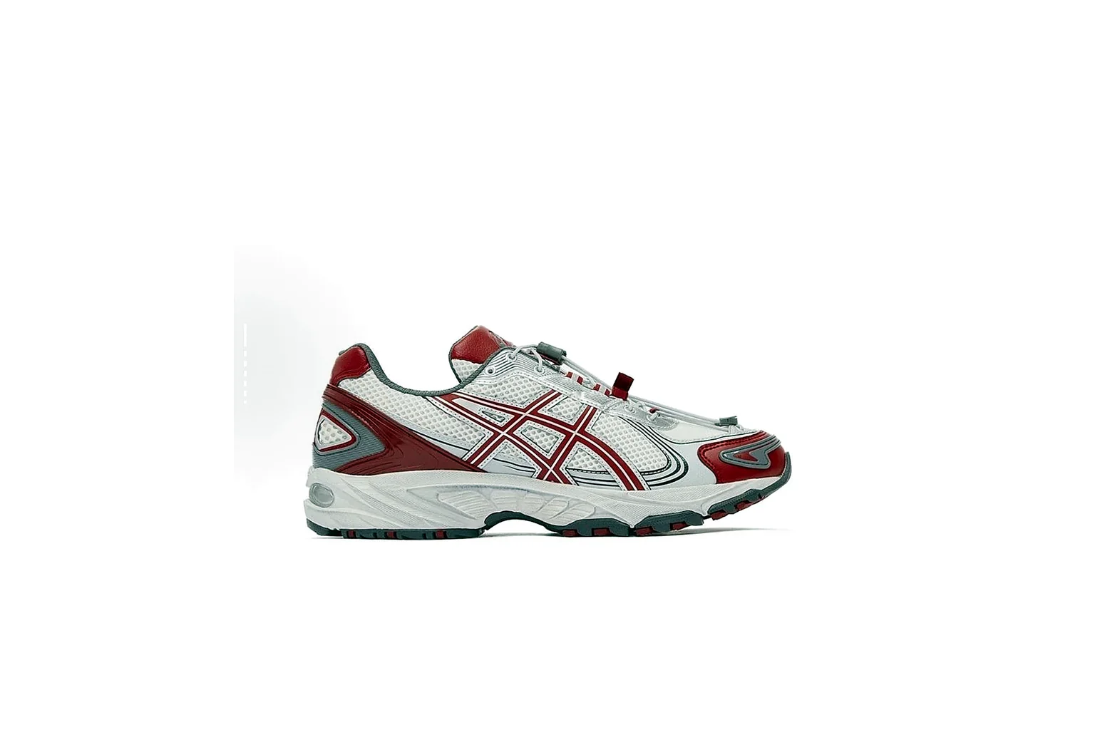 Onitsuka Tiger Mexico 66 White Red Green slim retro low top six photo view thumbnail 2