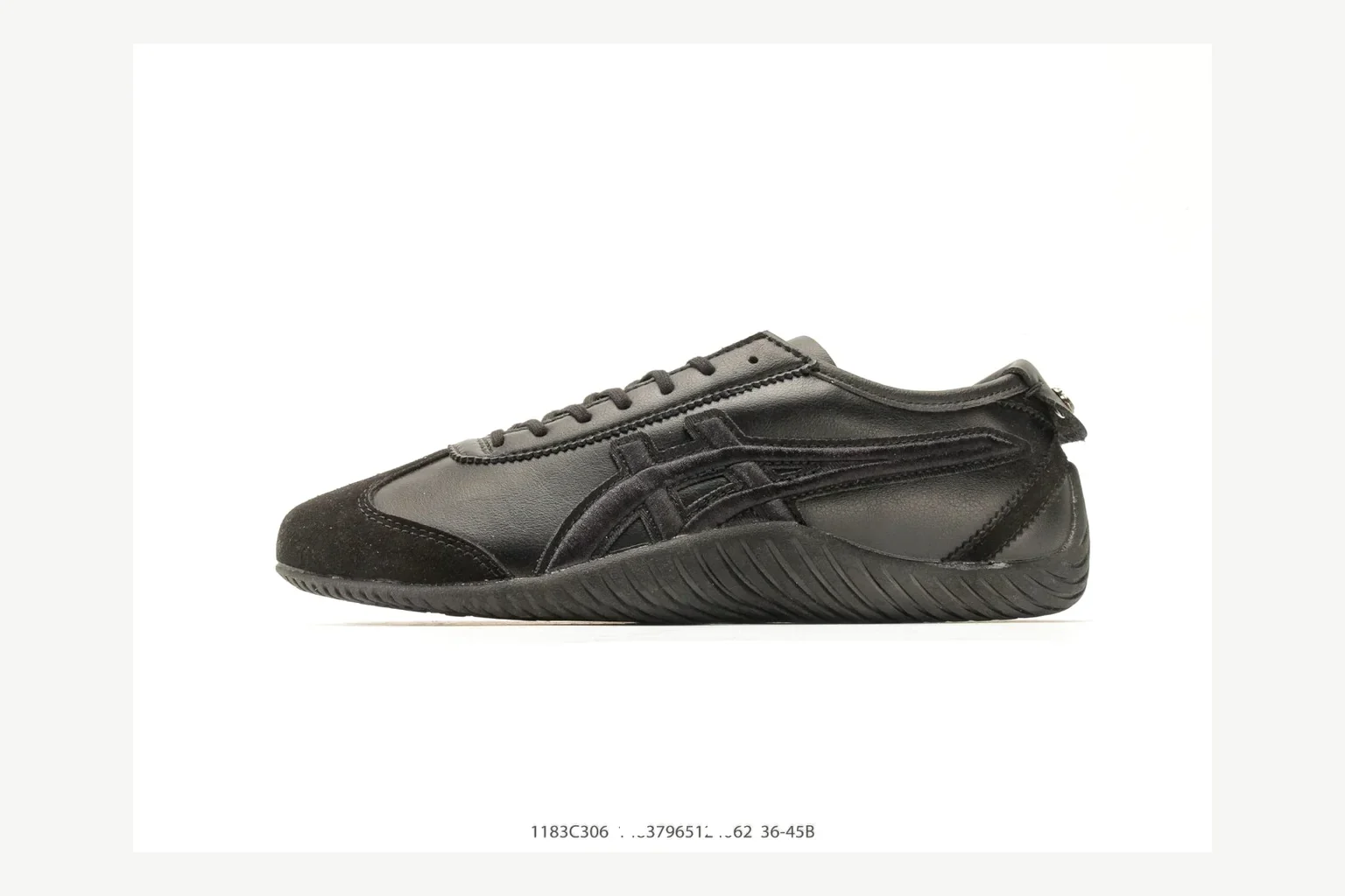 Black Onitsuka Tiger low top on an everyday value list