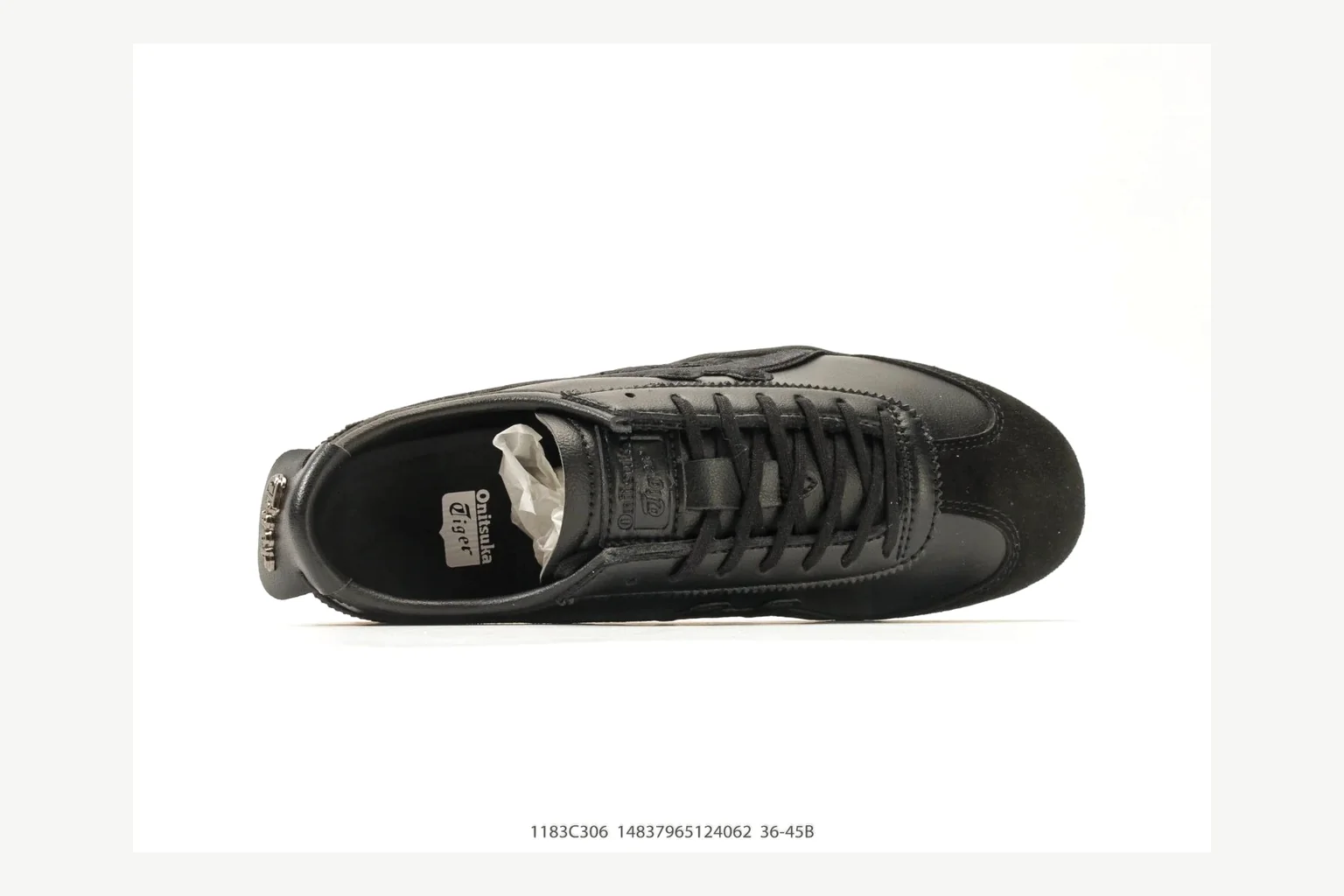 Black Onitsuka Tiger low top on an everyday value list thumbnail 3