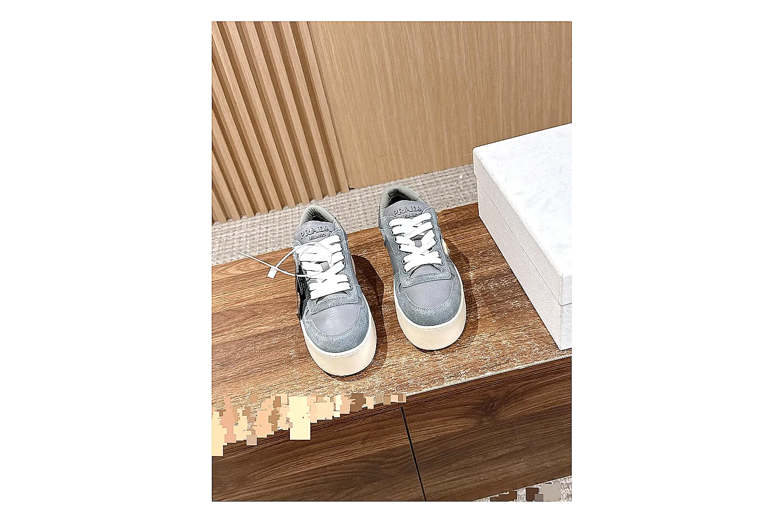 kakofindlist.com Grey Platform Low 8764 Grey low-top product image