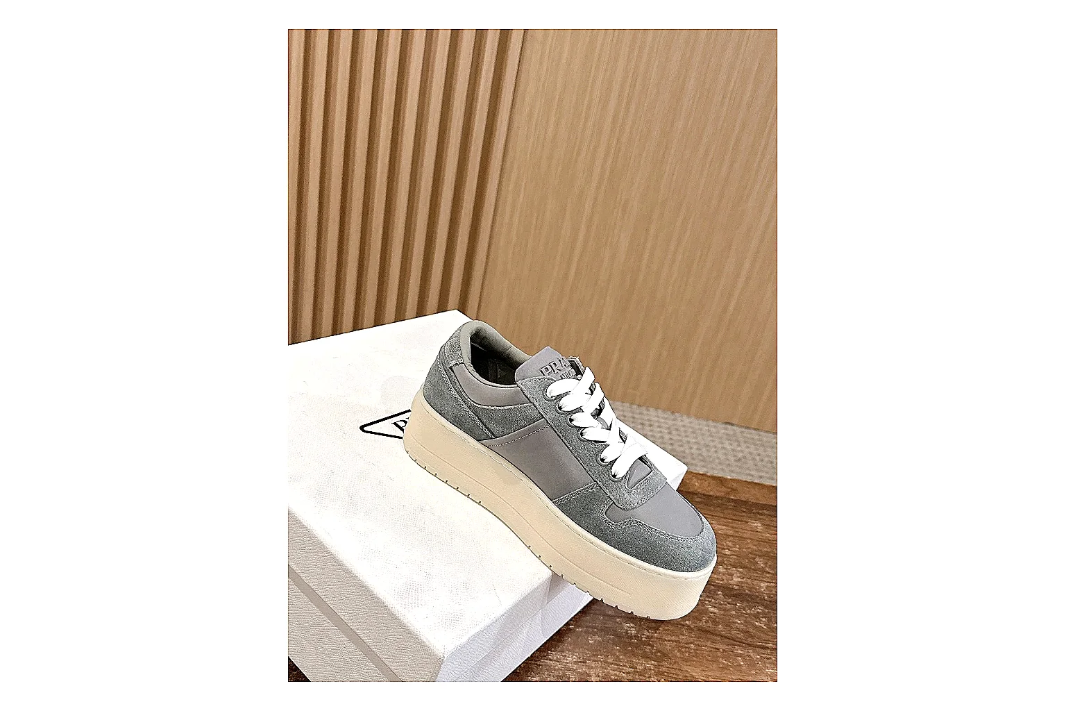 kakofindlist.com Grey Platform Low 8764 Grey low-top product image thumbnail 3