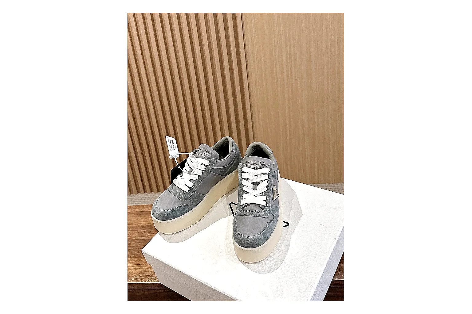 kakofindlist.com Grey Platform Low 8764 Grey low-top product image thumbnail 4