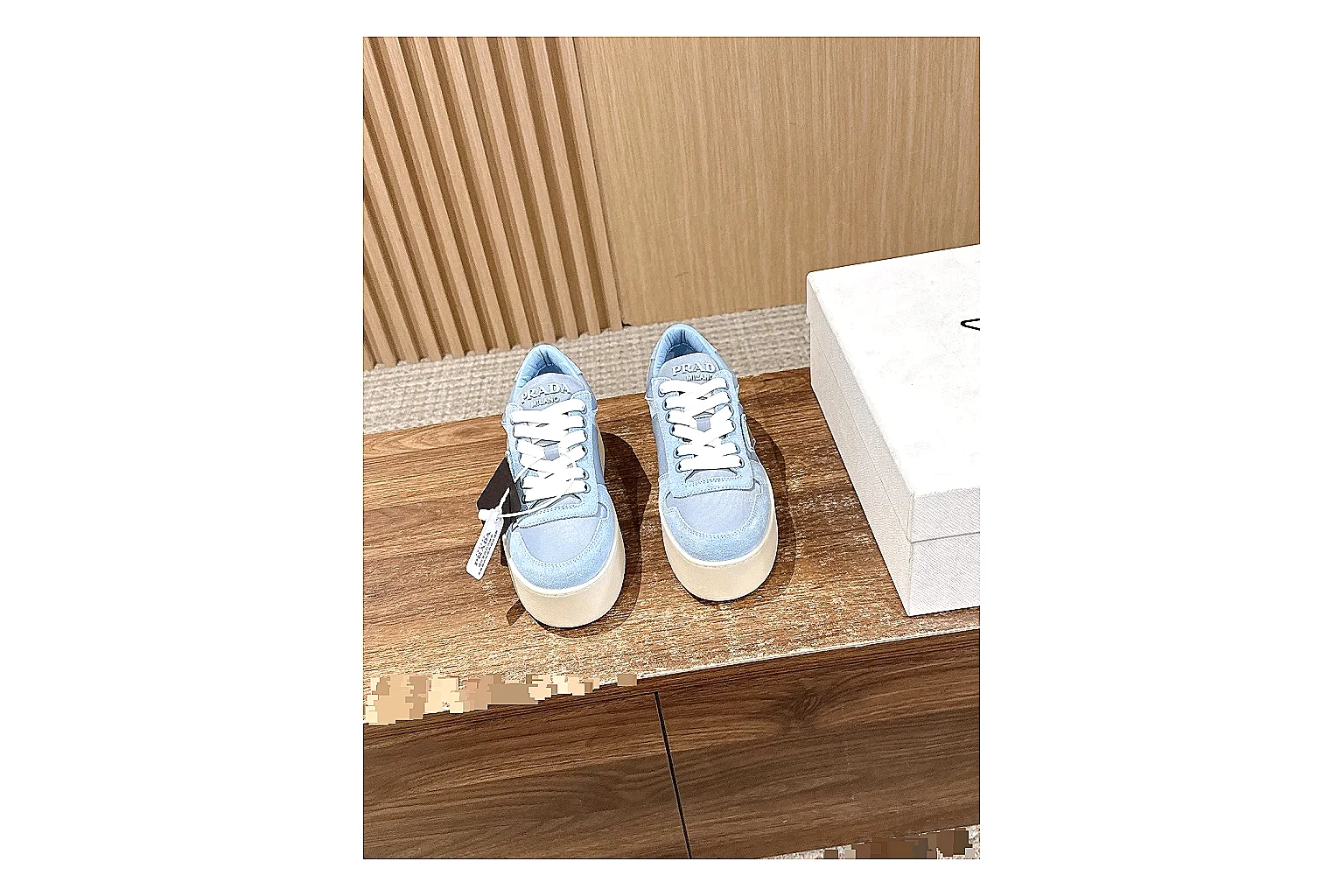 kakofindlist.com Light Blue Platform Low 8808 Light Blue low-top product image