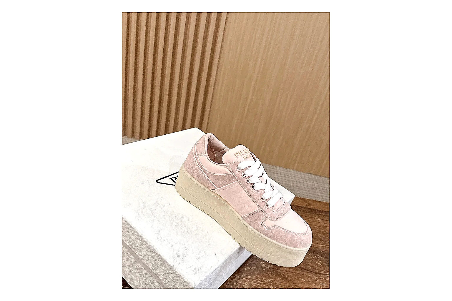 kakofindlist.com Pale Pink Platform Low 8796 Pale Pink low-top product image thumbnail 3
