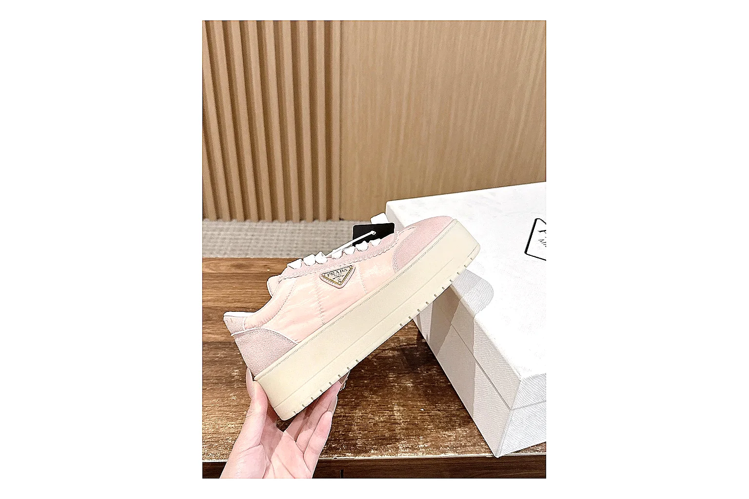 kakofindlist.com Pink Platform Low 8610 Pink low-top product image thumbnail 5