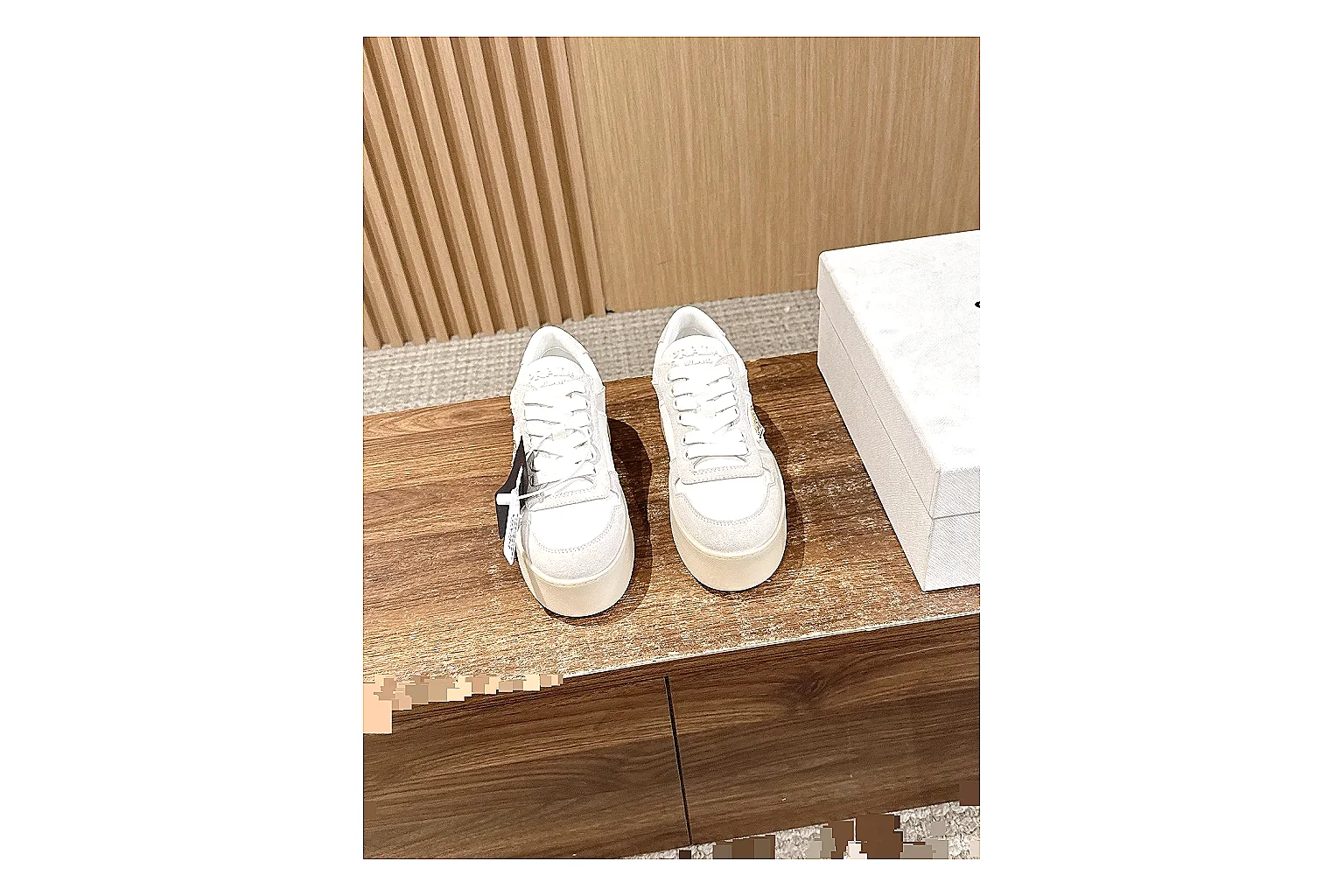 kakofindlist.com White Platform Low 8750 White low-top product image