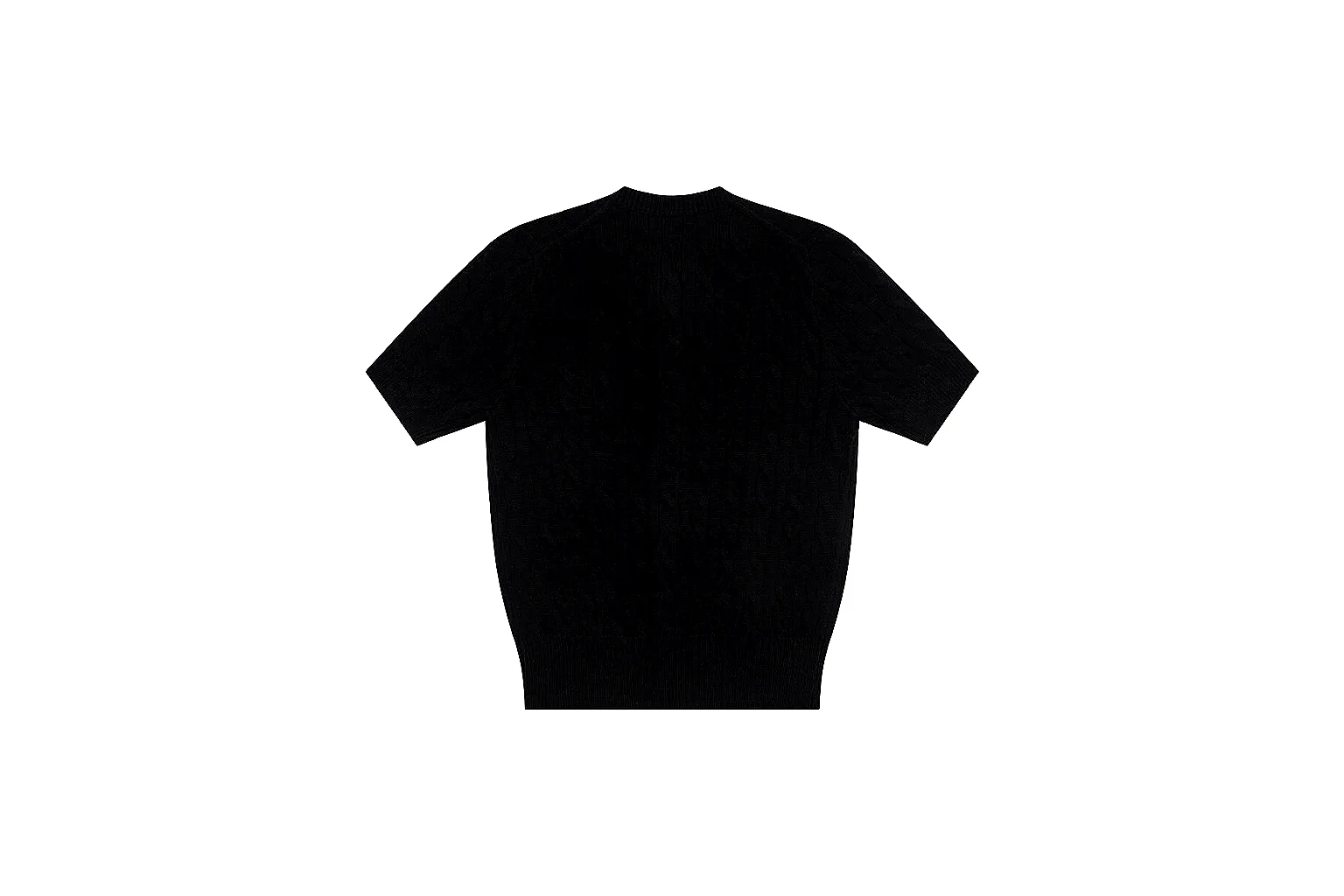 kakofindlist.com Polo Ralph Lauren Black Cable Knit Cardigan 0951 Black short-sleeve-knit product image thumbnail 3