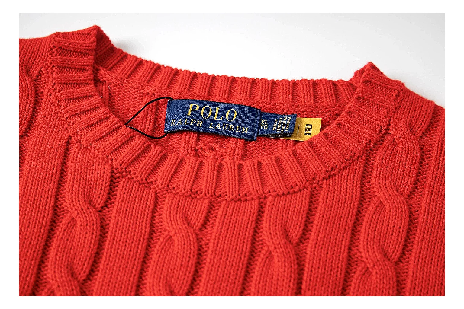 kakofindlist.com Polo Ralph Lauren Bright Red Cable Knit Polo 0769 Bright Red short-sleeve-knit product image thumbnail 5