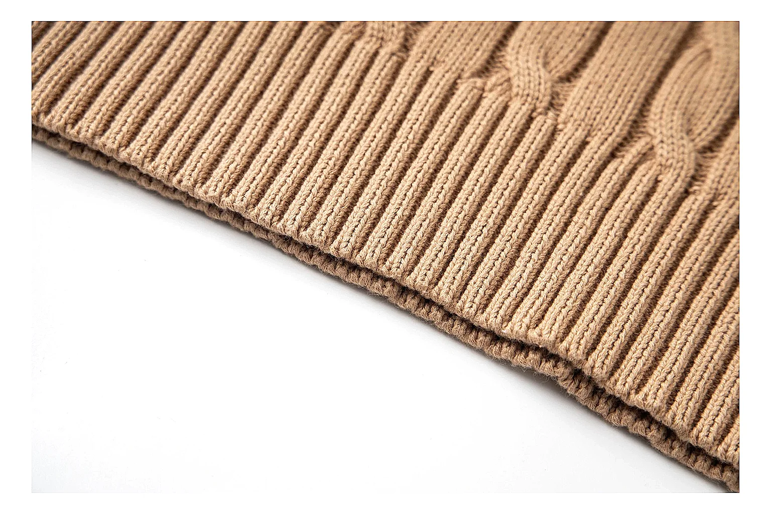 kakofindlist.com Polo Ralph Lauren Camel Cable Knit Polo 0830 Camel short-sleeve-knit product image thumbnail 6