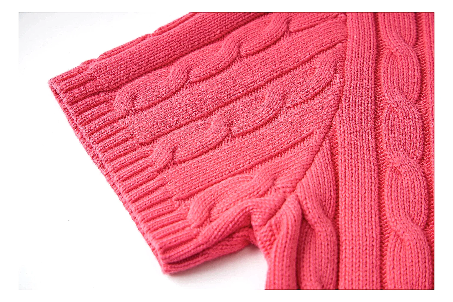 kakofindlist.com Polo Ralph Lauren Coral Cable Knit Polo 0820 Coral short-sleeve-knit product image thumbnail 4