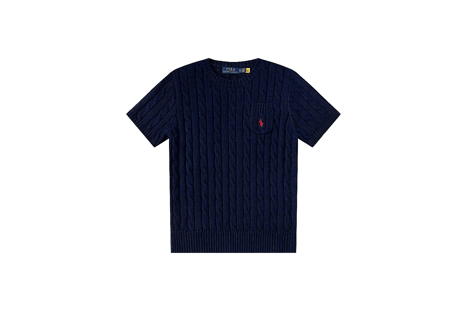 kakofindlist.com Polo Ralph Lauren Deep Navy Cable Knit Polo 0889 Deep Navy short-sleeve-knit product image thumbnail 2