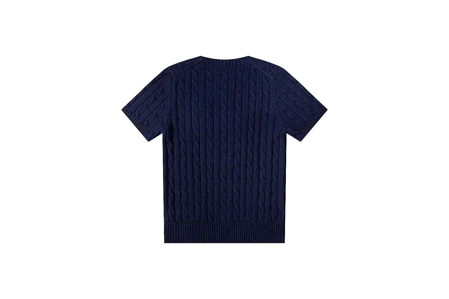 kakofindlist.com Polo Ralph Lauren Deep Navy Cable Knit Polo 0889 Deep Navy short-sleeve-knit product image thumbnail 3