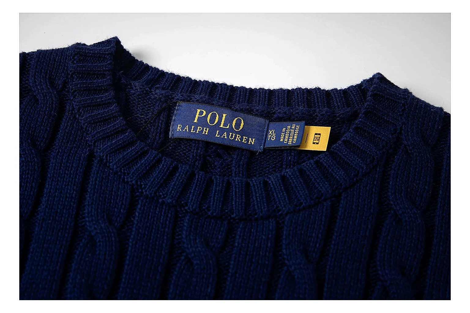 kakofindlist.com Polo Ralph Lauren Deep Navy Cable Knit Polo 0889 Deep Navy short-sleeve-knit product image thumbnail 4