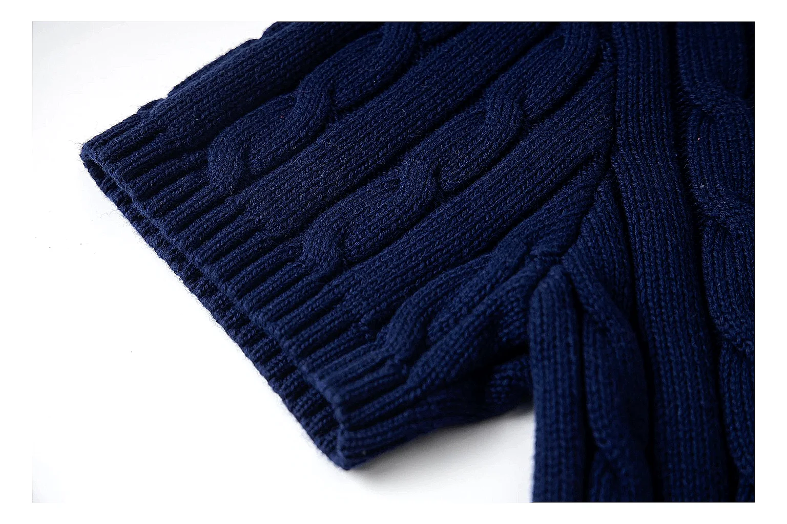 kakofindlist.com Polo Ralph Lauren Deep Navy Cable Knit Polo 0889 Deep Navy short-sleeve-knit product image thumbnail 5