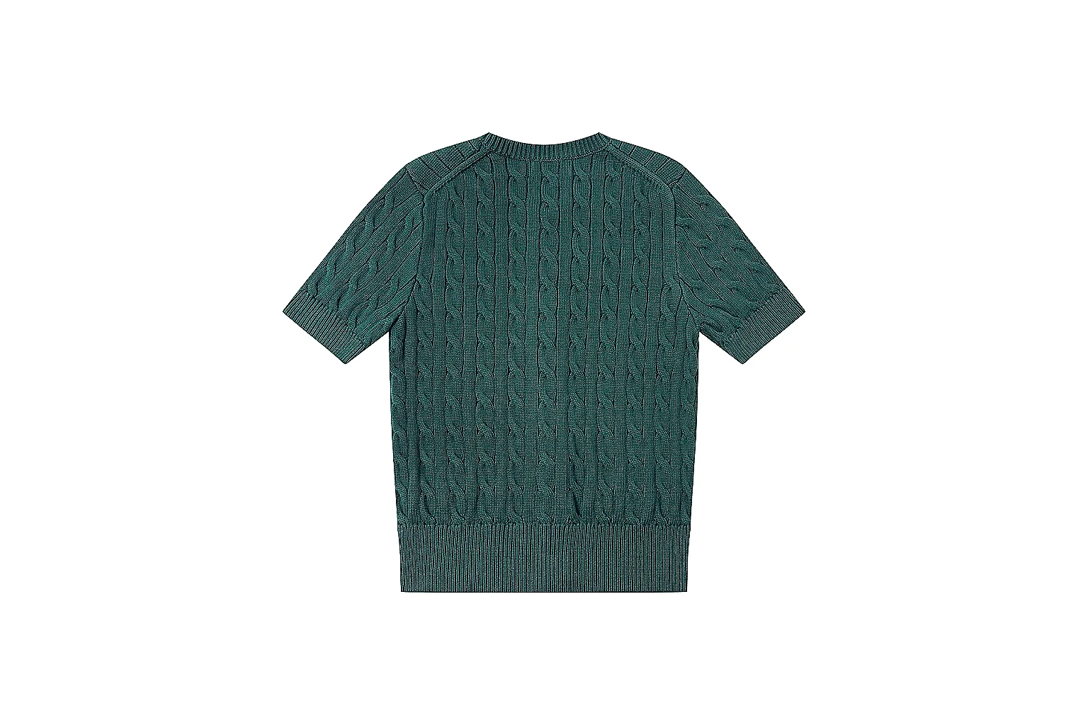 kakofindlist.com Polo Ralph Lauren Forest Green Cable Knit Cardigan 0970 Forest Green short-sleeve-knit product image thumbnail 3