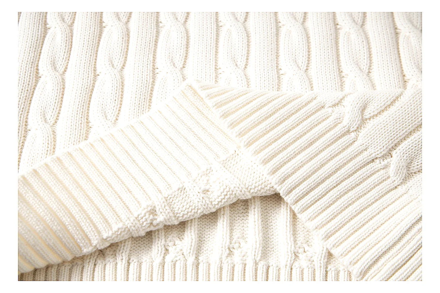kakofindlist.com Polo Ralph Lauren Ivory Cable Knit Polo 0882 Ivory short-sleeve-knit product image thumbnail 6