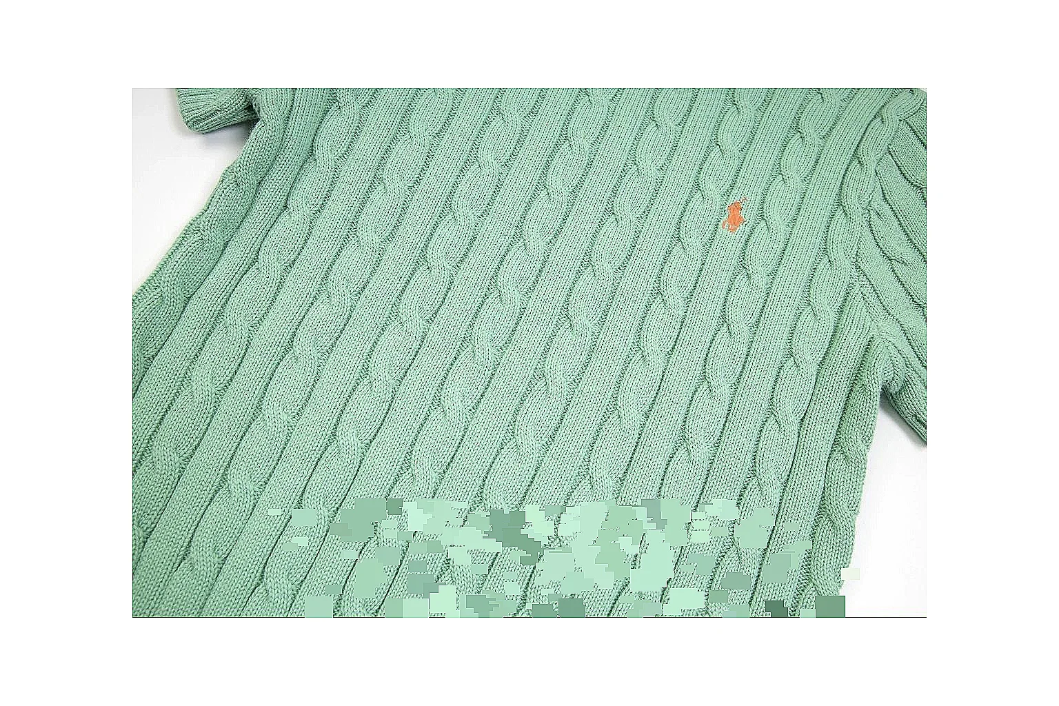 kakofindlist.com Polo Ralph Lauren Mint Cable Knit Polo 0644 Mint short-sleeve-knit product image thumbnail 2