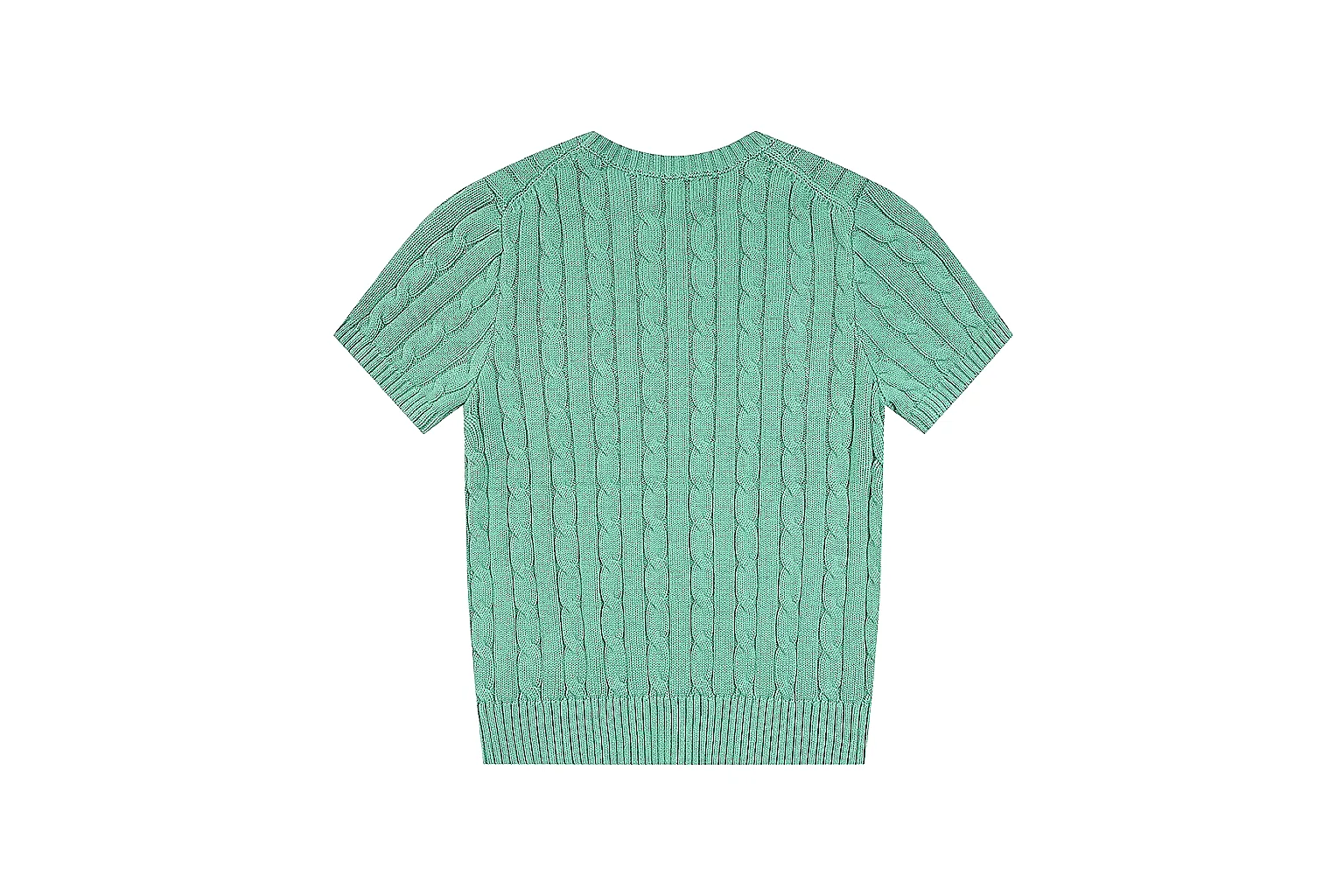 kakofindlist.com Polo Ralph Lauren Mint Cable Knit Polo 0644 Mint short-sleeve-knit product image thumbnail 3