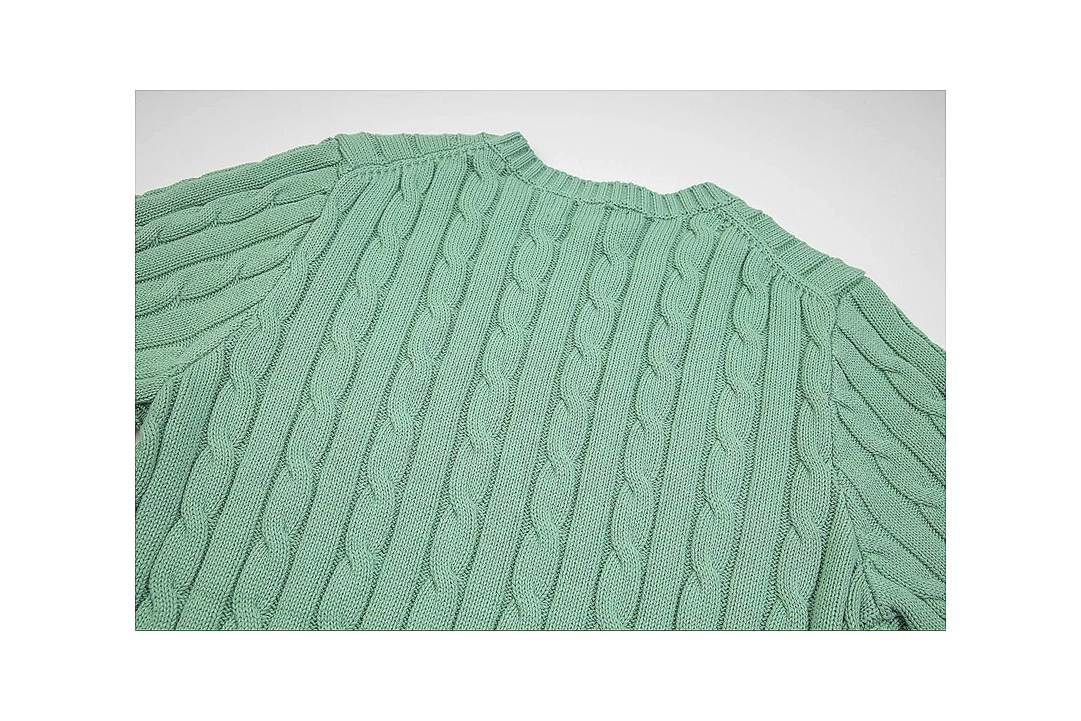 kakofindlist.com Polo Ralph Lauren Mint Cable Knit Polo 0644 Mint short-sleeve-knit product image thumbnail 6