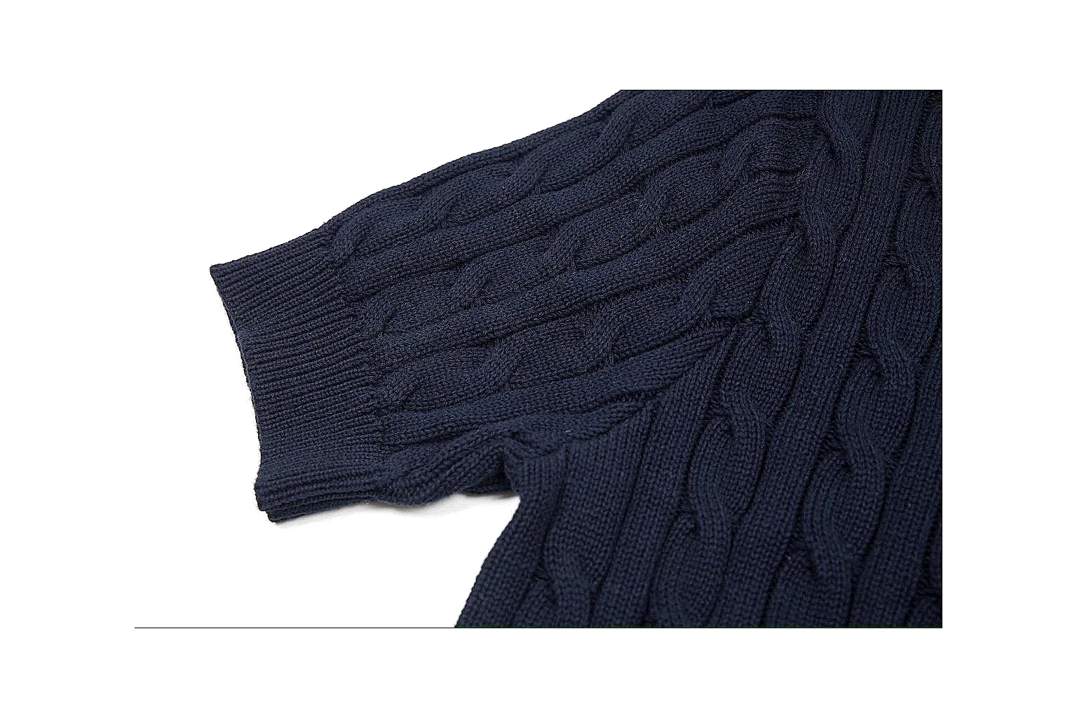kakofindlist.com Polo Ralph Lauren Navy Cable Knit Cardigan 0960 Navy short-sleeve-knit product image thumbnail 5