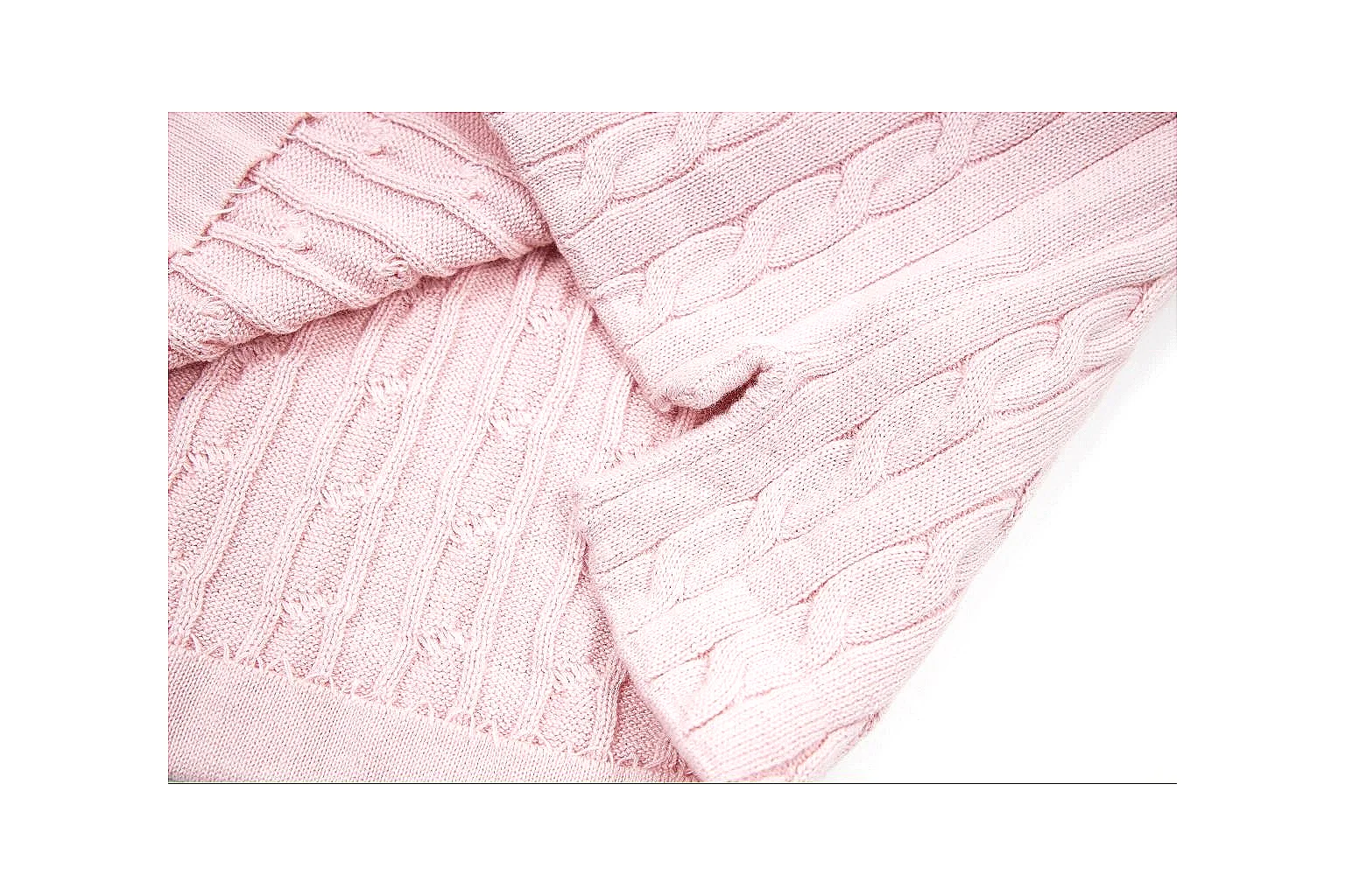 kakofindlist.com Polo Ralph Lauren Pink Cable Knit Polo 0983 Pink short-sleeve-knit product image thumbnail 4