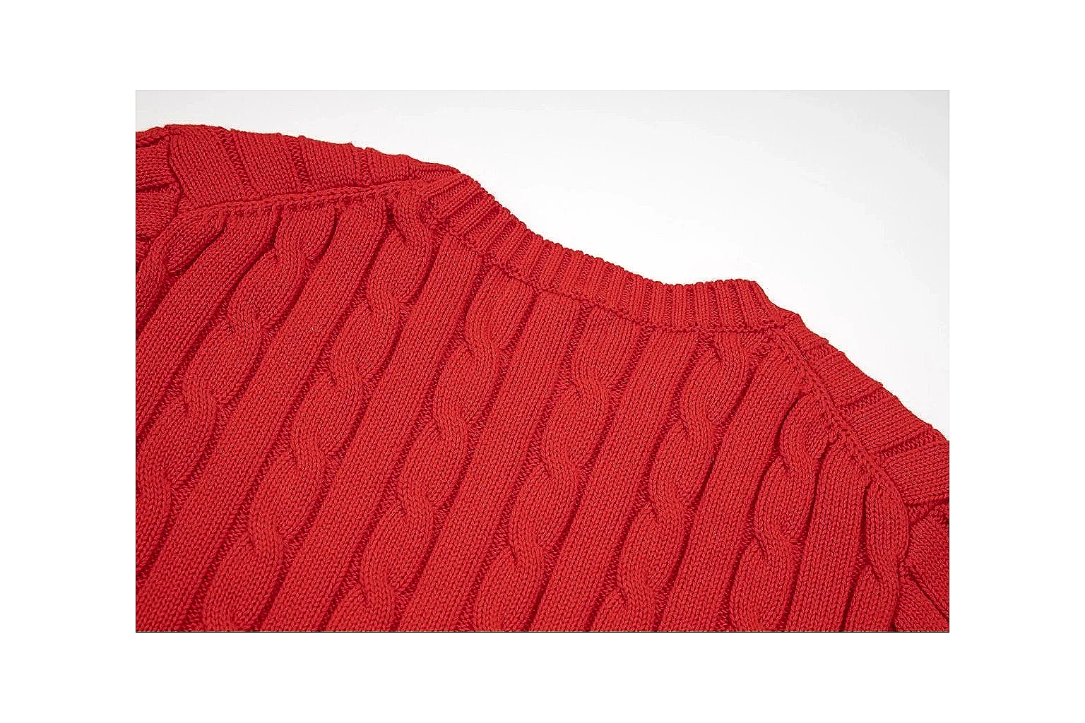 kakofindlist.com Polo Ralph Lauren Red Cable Knit Polo 0632 Red short-sleeve-knit product image thumbnail 4