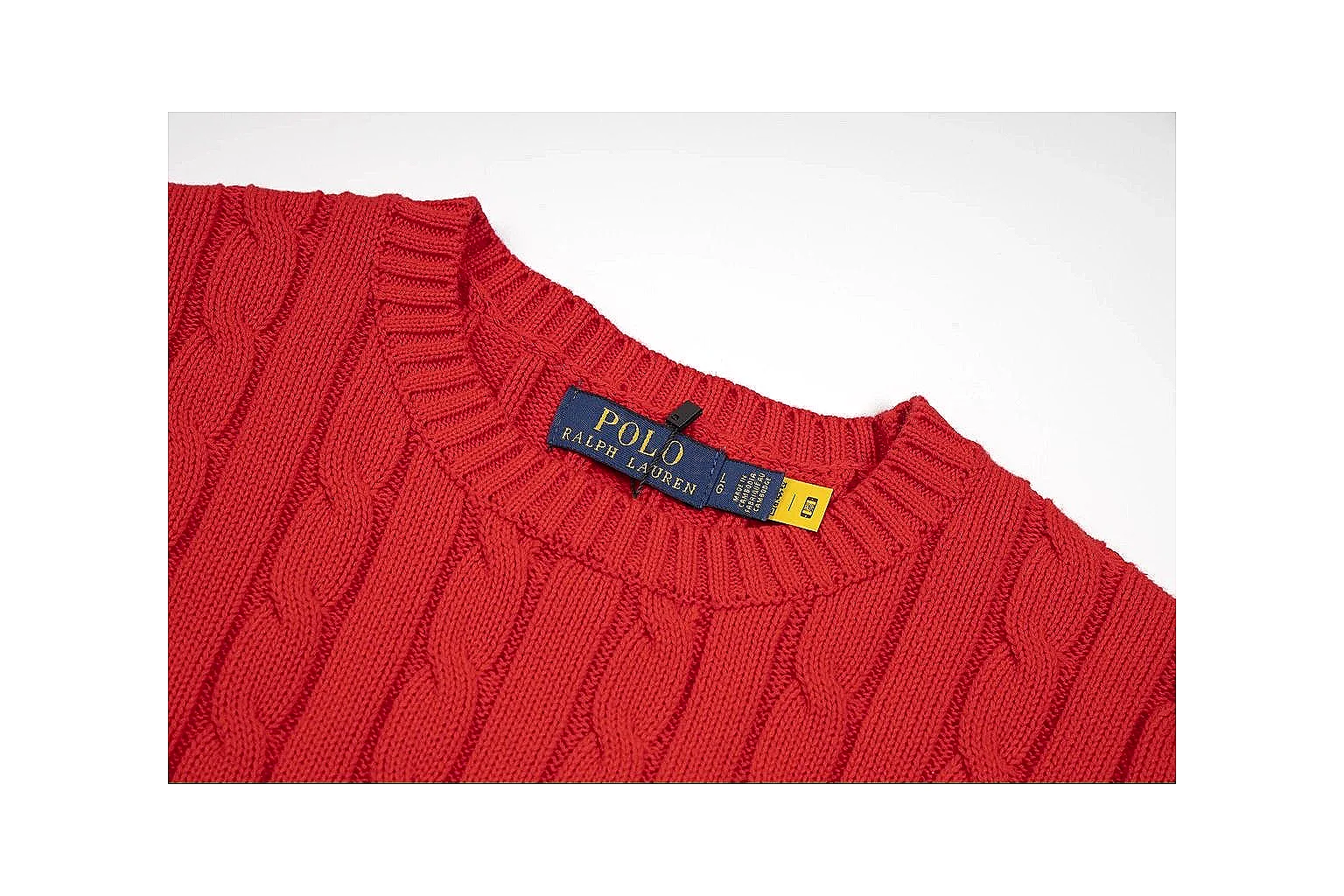 kakofindlist.com Polo Ralph Lauren Red Cable Knit Polo 0632 Red short-sleeve-knit product image thumbnail 6