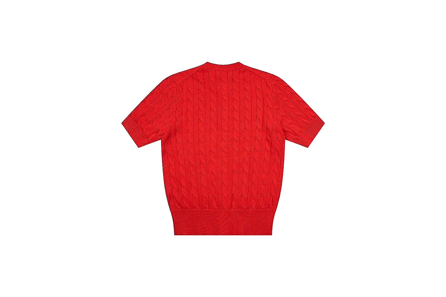 kakofindlist.com Polo Ralph Lauren Red Button Cable Knit Polo 0923 Red Button short-sleeve-knit product image thumbnail 3