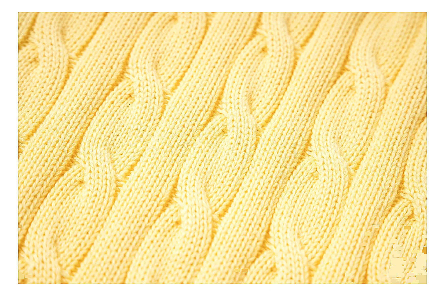 kakofindlist.com Polo Ralph Lauren Yellow Cable Knit Polo 0964 Yellow short-sleeve-knit product image