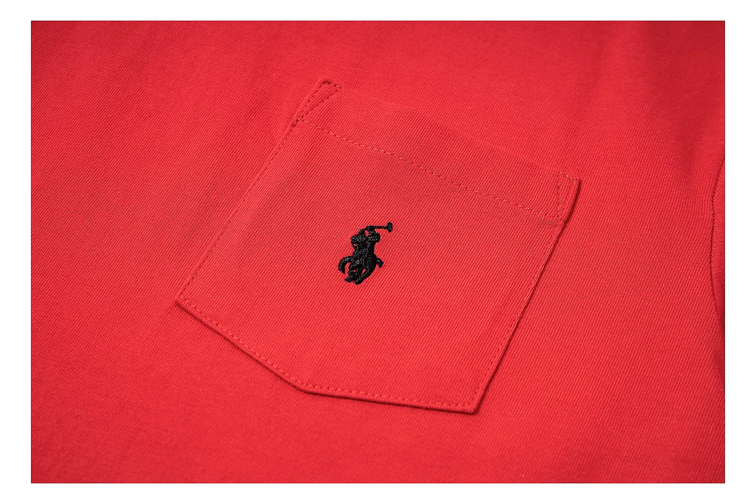 kakofindlist.com Polo Ralph Lauren Red Pocket Tee 1057 Red short-sleeve-tee product image thumbnail 5