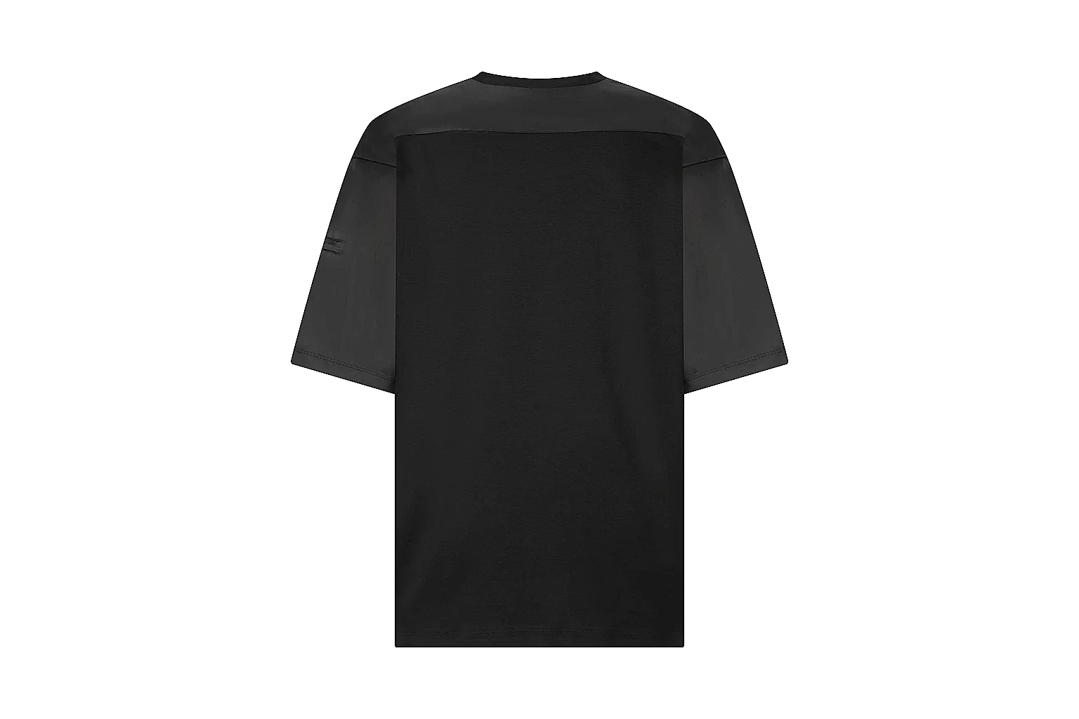 kakofindlist.com Prada Black Nylon Panel Tee 0191 Black short-sleeve-tee product image thumbnail 3