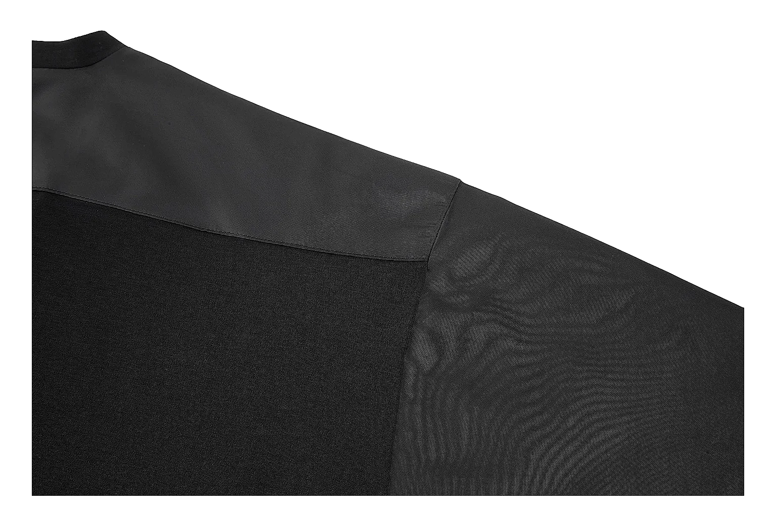 kakofindlist.com Prada Black Nylon Panel Tee 0191 Black short-sleeve-tee product image thumbnail 4