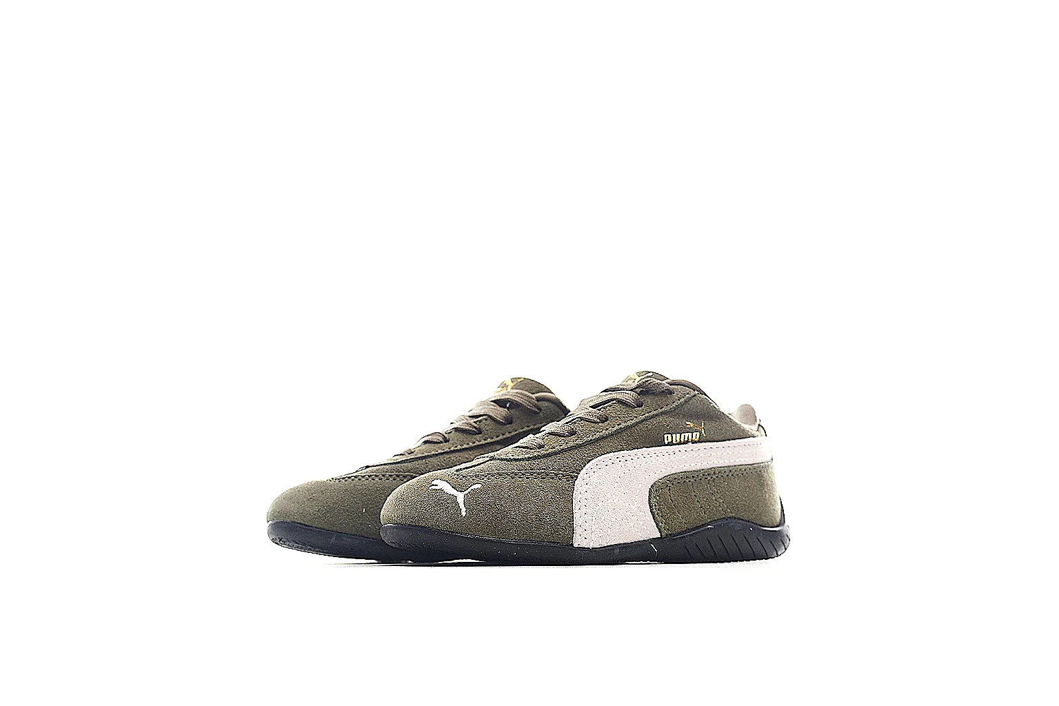 PUMA olive white low profile trainer CNY 260 value find thumbnail 3