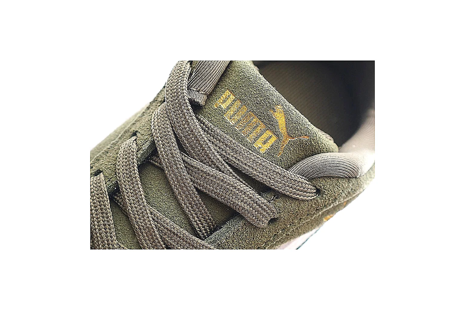PUMA olive white low profile trainer CNY 260 value find thumbnail 5