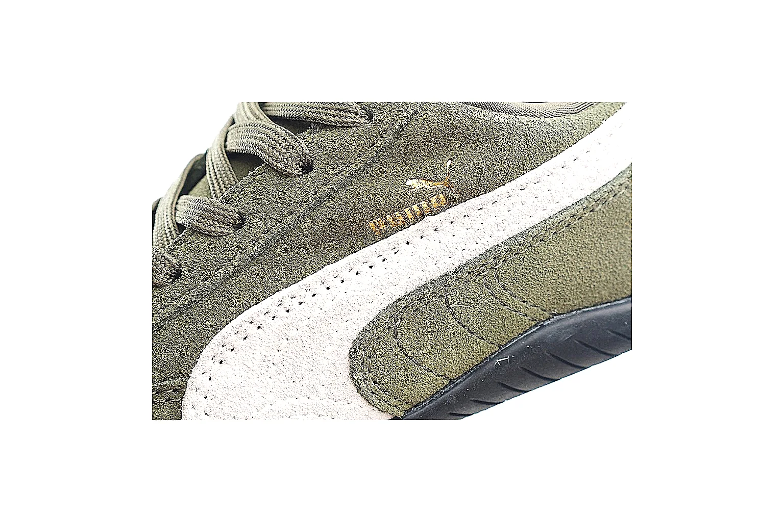 PUMA olive white low profile trainer CNY 260 value find thumbnail 6