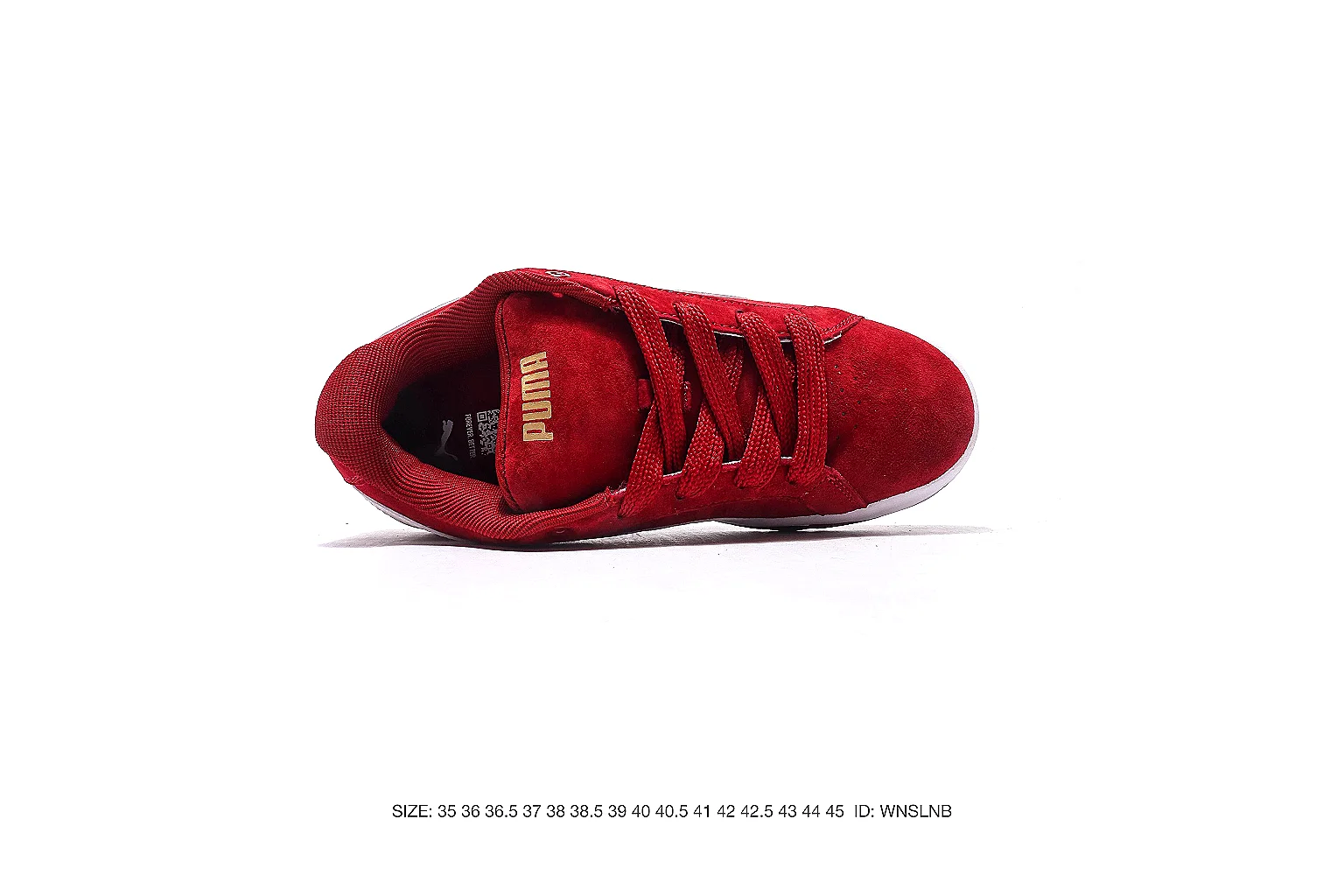 Puma low-top sneaker Red White 9299 budget find six-photo gallery thumbnail 4