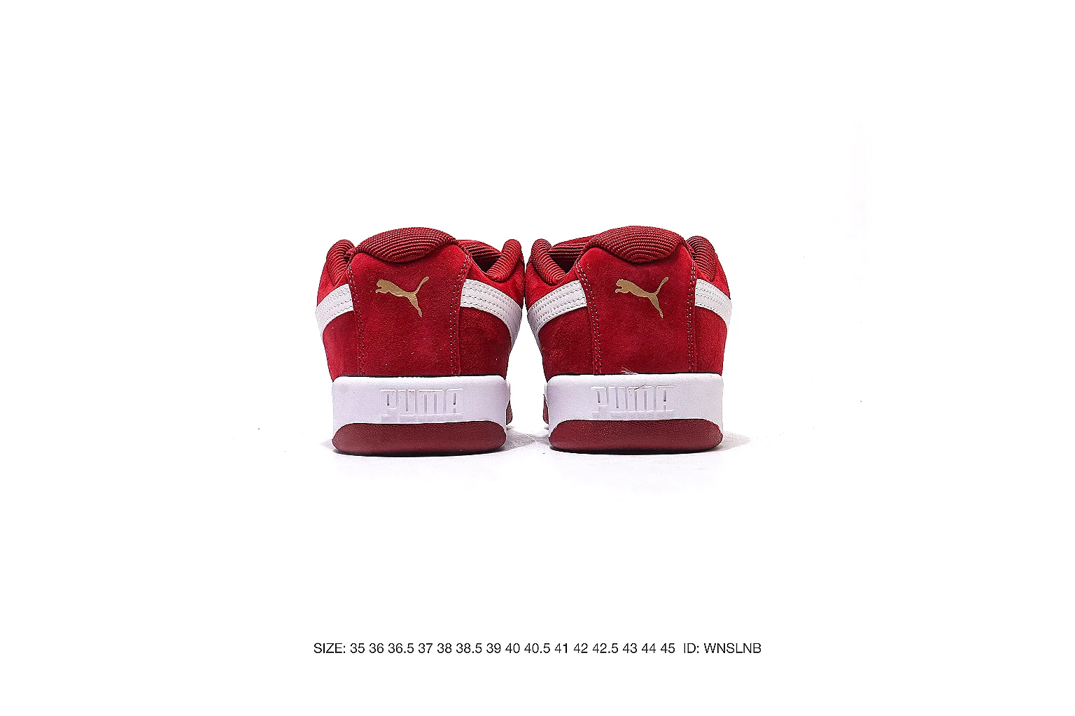 Puma low-top sneaker Red White 9299 budget find six-photo gallery thumbnail 5