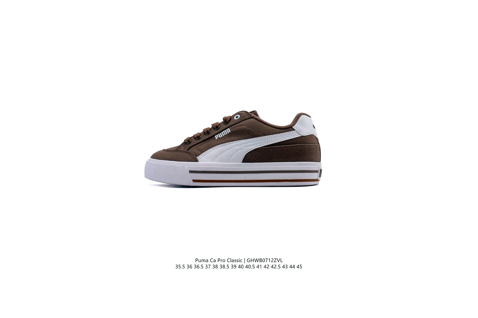 Puma Palermo Brown White terrace sneaker six photo view