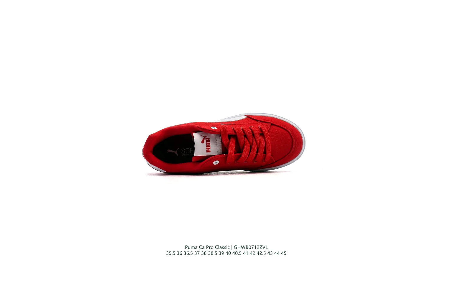 Puma Palermo Red White Green terrace sneaker six photo view thumbnail 3